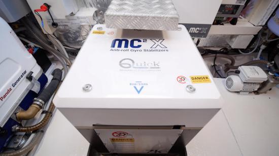 Pardo Yachts 43 stabilizer