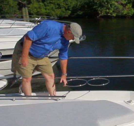 Prestige 590 bow fender