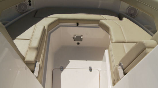 Pursuit DC 295 bow seating