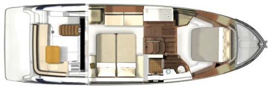 Regal 42 Fly accommodations layout