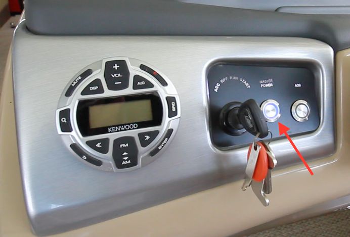 Regency 210 DL3 master switch