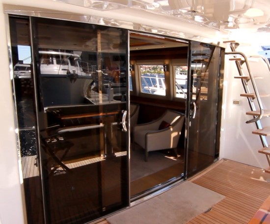 Regency Yachts P65 Double Doors Open