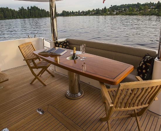 Regency Yachts P65 Solid Wood Table