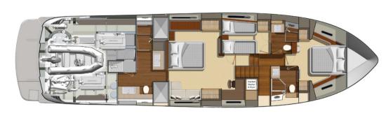 Riviera Belize 66 Sedan layout