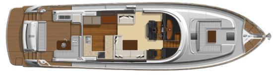 Riviera Belize 66 Sedan layout
