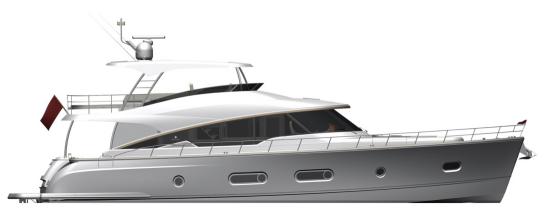 Riviera Belize 66 Sedan profile