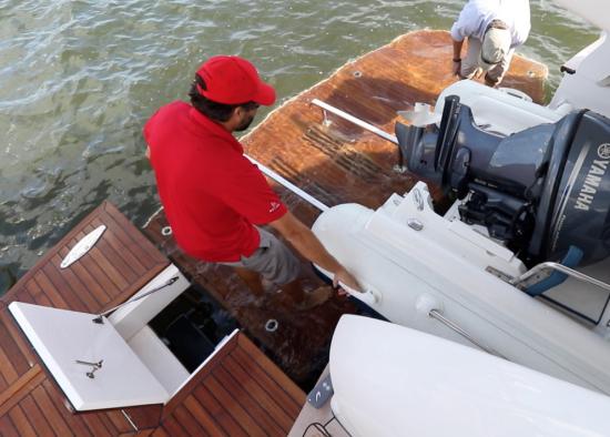 Riviera Belize 66 Sedan swim platform