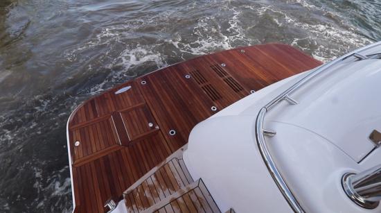 Riviera Belize 66 Sedan swim platform