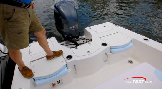 Robalo 206 Cayman S aft casting