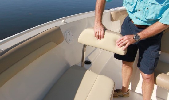 Sailfish 242CC back rest