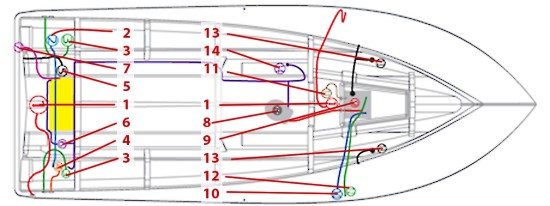 Sailfish 242CC drawing