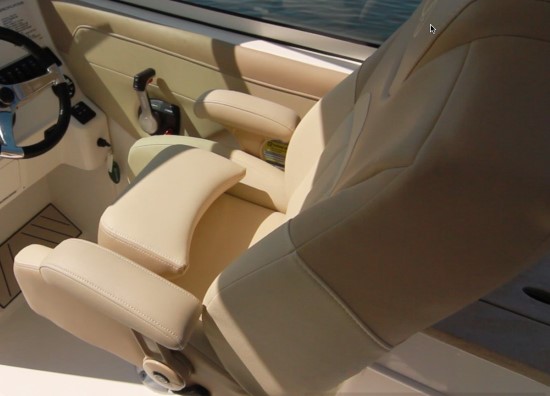 Sailfish 245DC helm seat