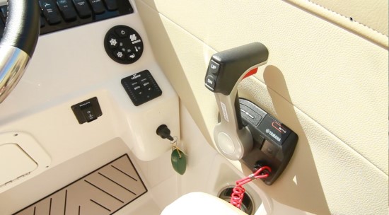 Sailfish 245DC trim tabs