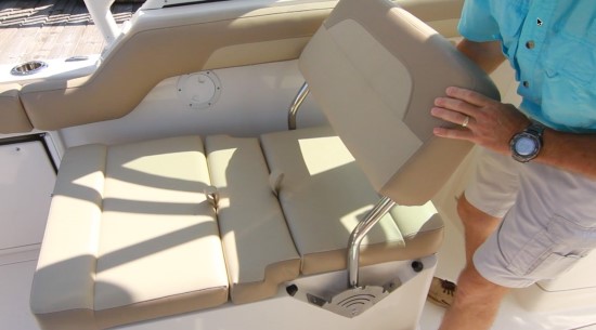 Sailfish 245DC seat back rest