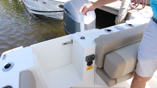 Sailfish 245DC shower