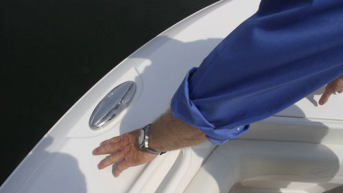 Sailfish 290CC bow cleats