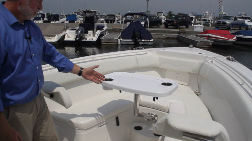 Sailfish 290CC bow table