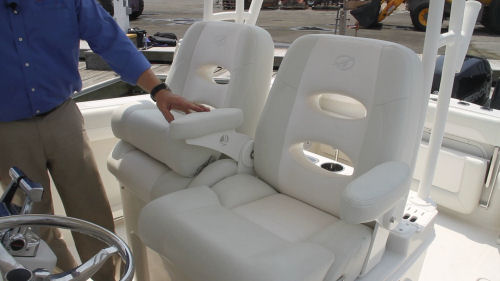 Sailfish 290CC captain's chairs