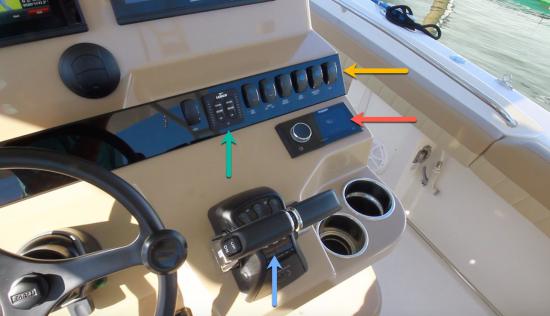 Sailfish 360 CC engine control