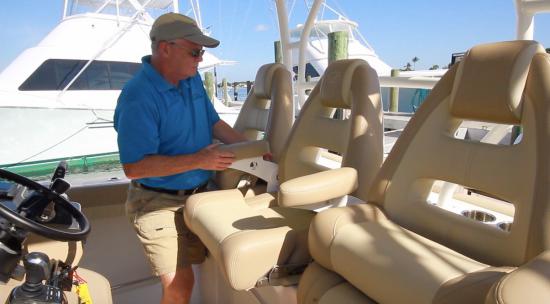 Sailfish 360 CC helm seats