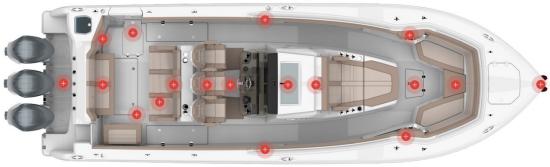 Sailfish 360 CC layout