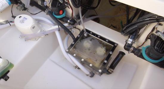 Sailfish 360 CC mechanical space