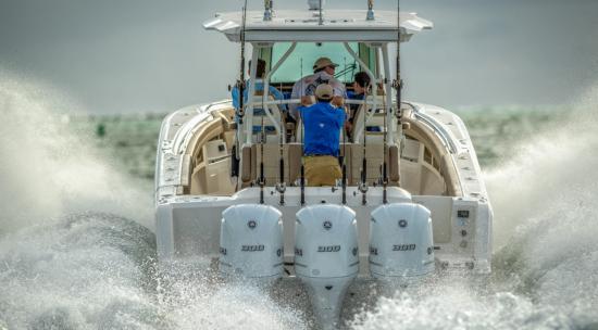 Sailfish 360 CC running