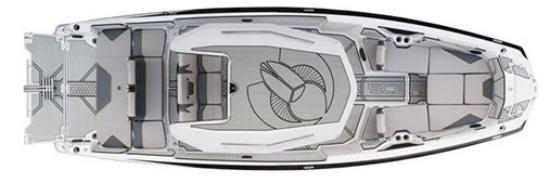 Scarab 255 Open ID deck plan