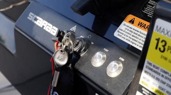 Scarab 255 Open ID ignition