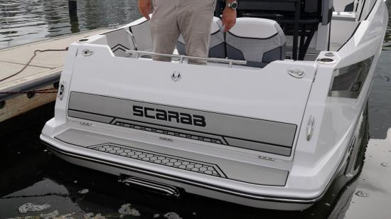 Scarab 255 Open ID transom