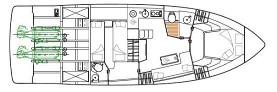 Schaefer Yachts 400 lounge