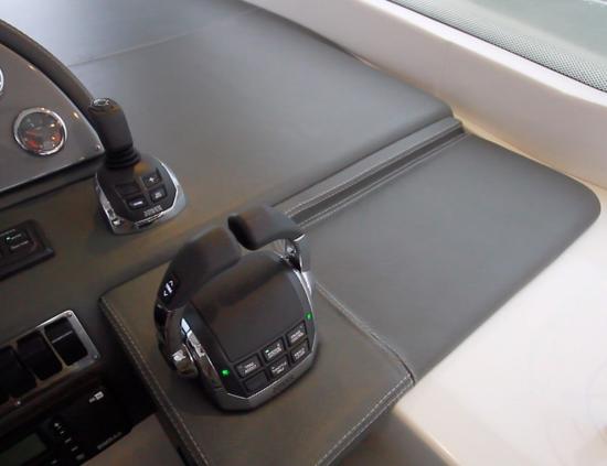 Schaefer Yachts 400 helm leather