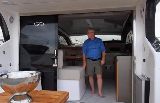 Schaefer Yachts 510 Sport aft bulkhead