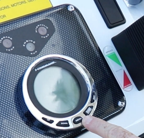 Sealegs 7.1m Sport RIB dash