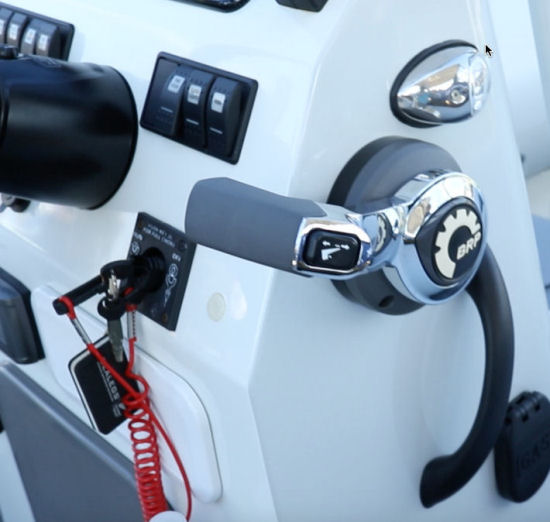 Sealegs 7.1m Sport RIB digital throttle