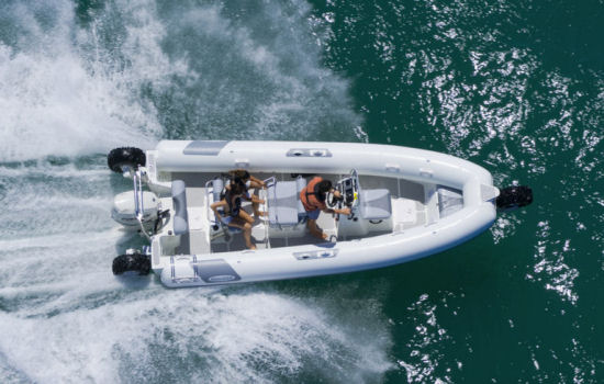 Sealegs 7.1m Sport RIB running shot