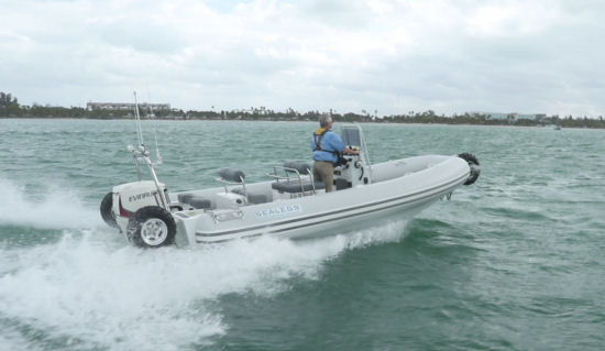 Sealegs 7.1m Sport RIB running shot