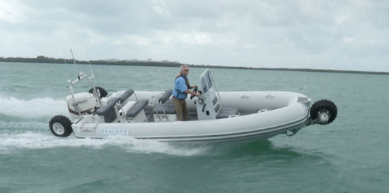 Sealegs 7.1m Sport RIB running shot