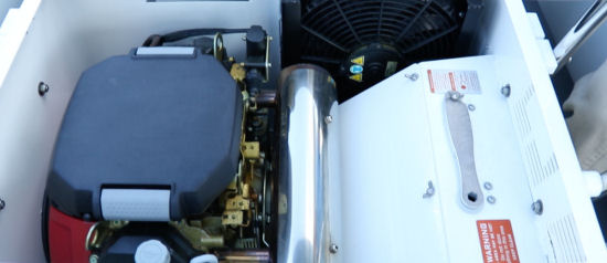 Sealegs 7.1m Sport RIB wheel engine