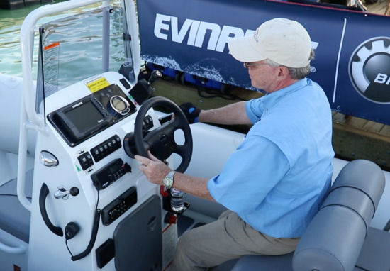 Sealegs 7.1m Sport RIB windshield