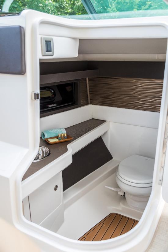 Sea Ray SLX 310 Outboard head