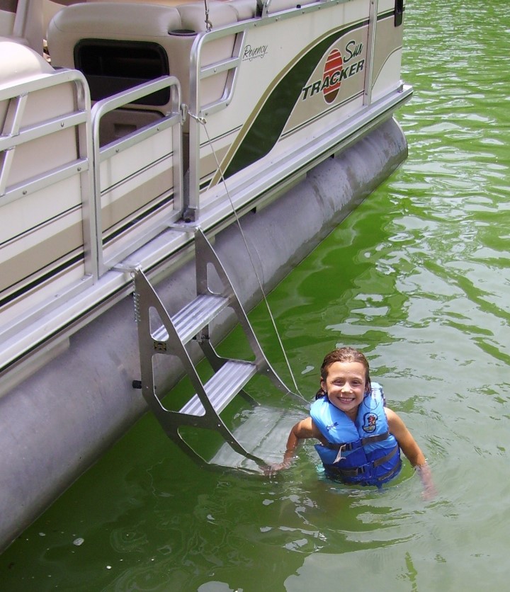 Keep Kids Safe on Boats ladder