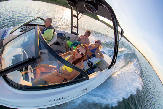 Tahoe 500 TS wake board tower