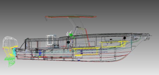 World Cat 280CC-X drawing