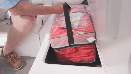 Yamaha AR190 cockpit storage