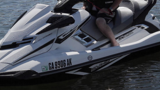 Yamaha FX SVHO contour lines