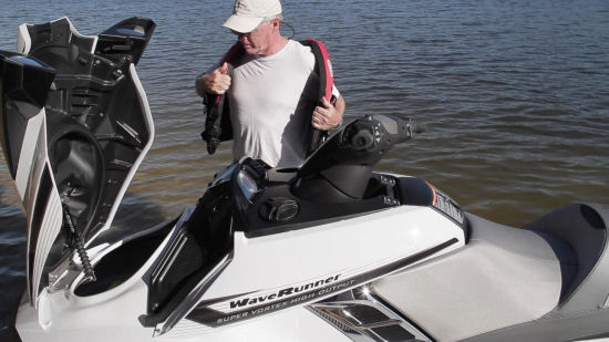 Yamaha FX SVHO front storage