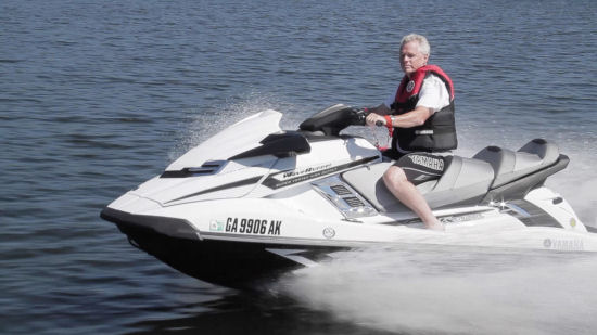 Yamaha FX SVHO running shot