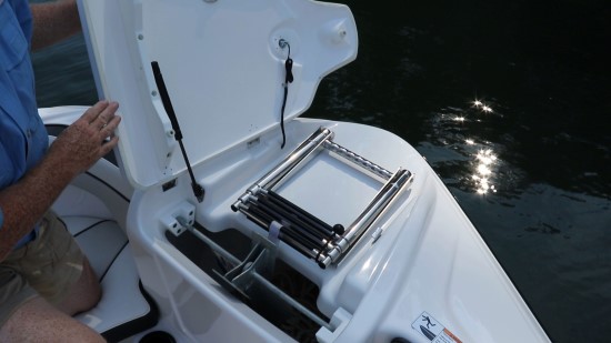 Yamaha SX210 anchor storage