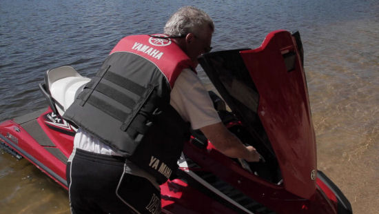 Yamaha VX Limited front storage